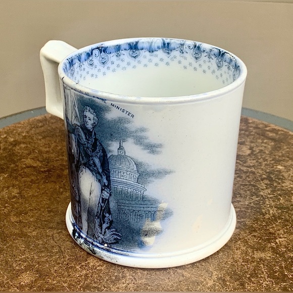c. 1850s Antique Duke of Wellington at Waterloo Transferware Mug - Picture 4 of 16